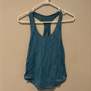 EUC Lululemon Razorback Tank, Blue, No Tag but Size 4